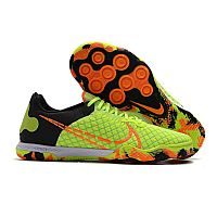 Футзалки Nike React Gato салатовый/оранжевый/черный