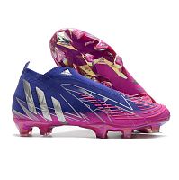 Бутсы Adidas Predator Edge + FG фиолетовый/розовый